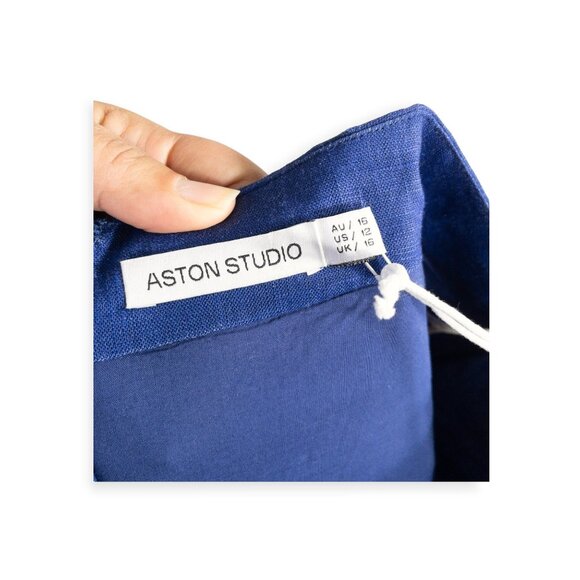 Anthropologie Linen Butterfly Print Skirt SZ 12 Boho Coquette Charm - Picture 6 of 10